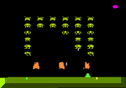 Space Invaders on the Atari 2600