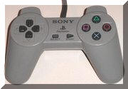 An original PlayStation control pad. This model was later replaced by the DualShock