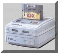 The Satellaview, attached to the Japanese Super Famicom deck